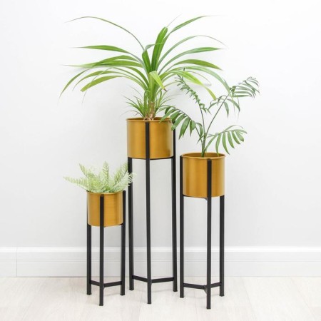 Kashpo set on the stand “Illusion”, D = 13.9/16.3/18 cm-1