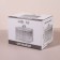 Organizer for storage, 4 sections, 13 × 14 × 11 cm, transparent color