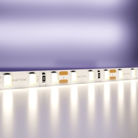 Maytoni LED strip, 12V, IP20, 2835, 9.6W/m, 4000k, 5 m, 5 mm, monochrome glow