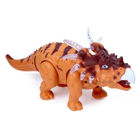 Triceratops dinosaur, works on batteries, light and sound effects, mix-1