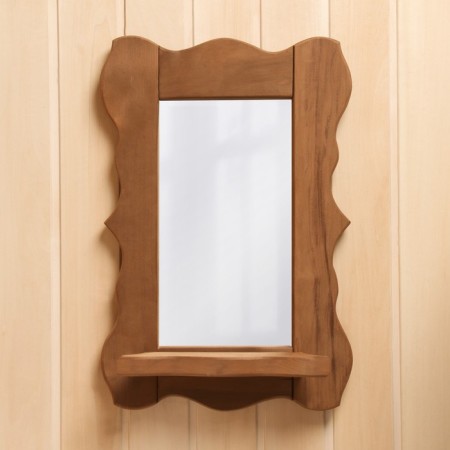 Mirror "Carved with a shelf" thermo, 48x33x10