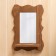 Mirror "Carved with a shelf" thermo, 48x33x10