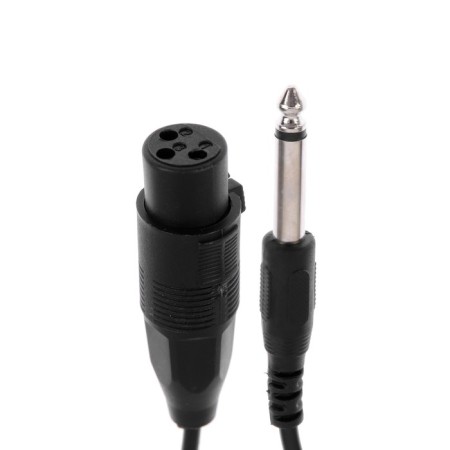 Microphone for karaoke G-105, wired, 1.2 m, silver-3
