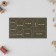 A set of patch for outerwear, adhesive, sheet 10 × 18 cm, 10 pcs, khaki color
