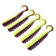 Twizter Yaman Pro Ruff, 12.7 cm, color #26-Violet Chartreuse, packaging 5 pcs.