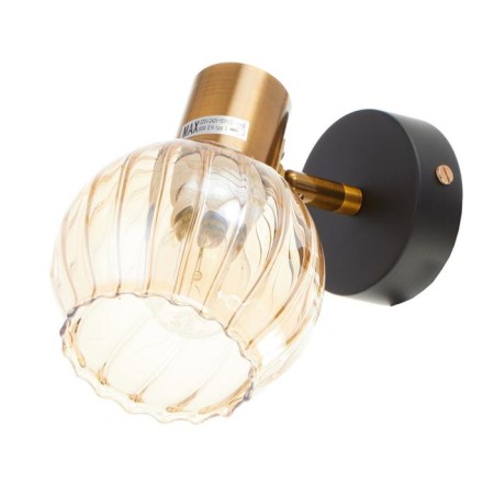 SPOT Luminaire 58702/1 1x60W E14, gold/black 12x12x18 cm-1