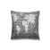 Pillowcase decorative "Map on the wall", on a zipper, size 45x45 cm
