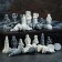 Chess "North" 32pcs/8cm, included figures and board