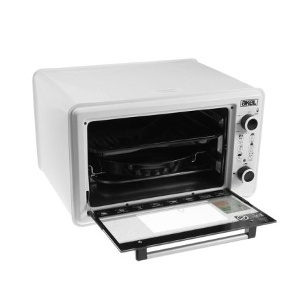 Mini-fucked Akel AF-720, 1300 W, 36 l, timer, temperature adjustment, white-2