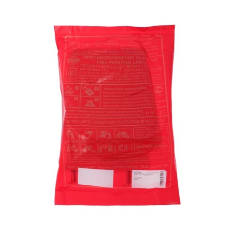 Fire canvas, firefighters, PP-300-1, 1.5 x 2 m, PVD packaging-2