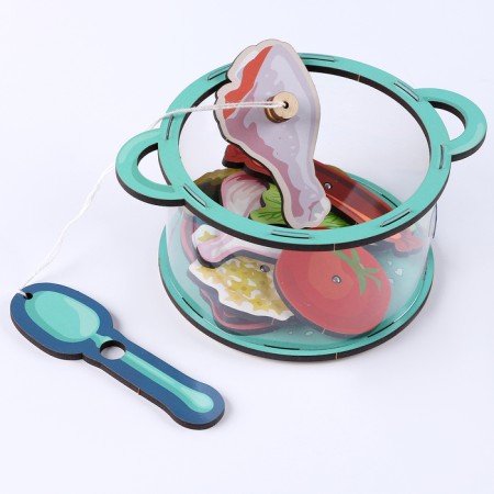 Locking game Sorter "Poster with soups"-2