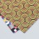Scrapbooking paper bilateral "Color Geometry" density 180 g 15.5x17 cm