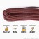 Paracord 550, red snake, D - 4 mm, 10 m