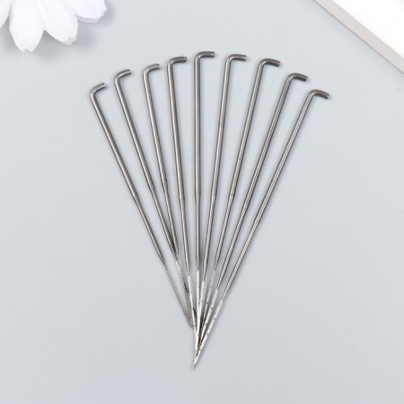 Fasting needles,+holder set 10 pcs: 7.9 cm, 8.6 cm, 9 cm-1