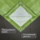 Protective tent, 5 × 3 m, density 120 g/m², UV, eyelets step 1 m, green/silver