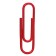 Office paper clips 28 mm color, 70 pcs, staff, cardboard box