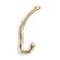 Furniture hook CAPPIO Pigtail, three -rod, satin gold color