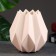 Kashpo - Vase "Triangles" 14x7x7cm, pink