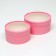 Box - tube 2 in 1, with a transparent lid "Pink", 21 x 11 - 18 x 10 cm