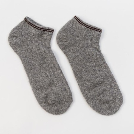 Male socks from Mongolian wool, gray color, size 27 (40-42)