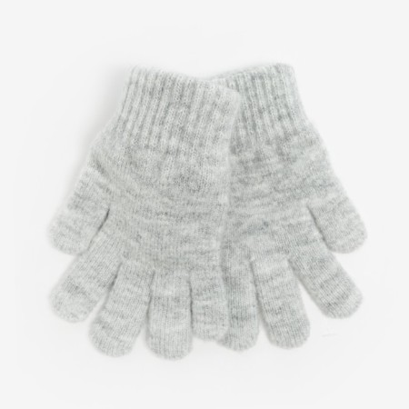 Gloves female, light gray, size 18