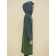 Dress for girls, height 116 cm, khaki color