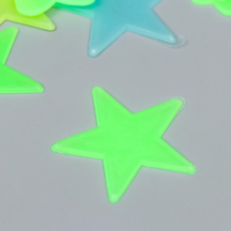 Stick phosphorus plastic "Stars in the sky" set of 12 pcs 17x12 cm-1