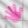 Mini - children's rug in the bath "Hand", 13 × 11 cm, color mix