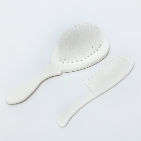 A set of children's combs, 2 pcs., “Owl”, white color-1