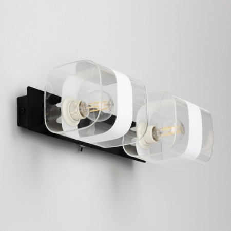 Sconces Citilux "Virta" CL139322, 32x12 cm, 2x60W, E14, Black Color Black-4