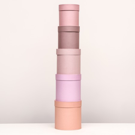 A set of hats 5 in 1 “Cream”, 20 × 19.5, 15 x 15 cm-2