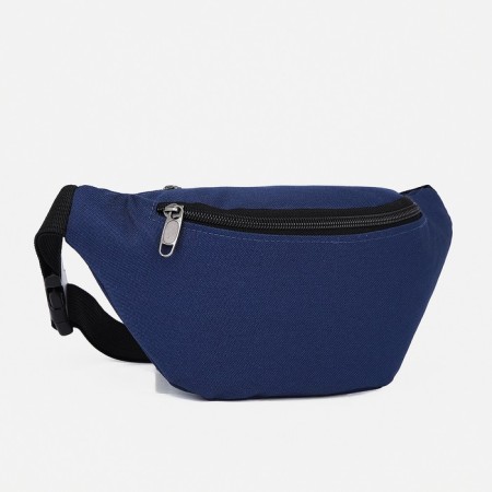 Lightning waist bag, outer pocket, blue color-1