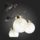 Ceiling EVOLUCE lamp. Sle110302-05. Stricce. 5x60 watts, E27, 59x59x36 cm, black color, bronze