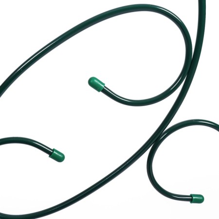 Shpalera, 217 × 55 × 1 cm, metal, green, "ESCA"-5