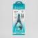 Manicure nippers for cuticle, double spring, 10.5 cm, blade length-6 mm, on the blist, silver color, B-188 (450) -s-s lj