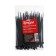Clot of nylon tundra krep for screed, 2.5x100 mm, black, in packaging 100 pcs.