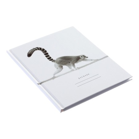 Diary for grades 5-11, 48 sheets "in the world of animals", solid cover, glossy lamination-1