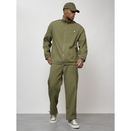 Male tracksuit, size 52, khaki color-8