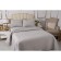 A set with a veil "Nathaniel", size 160x220 cm, 50x70 cm, color light gray