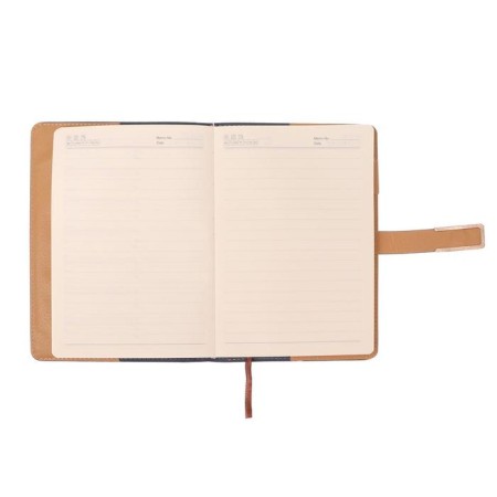 Organizer A5, with a knife, 100 sheets in a ruler, PVC cover, blue-4