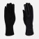 Gloves are female, dimensionless, without insulation, black color