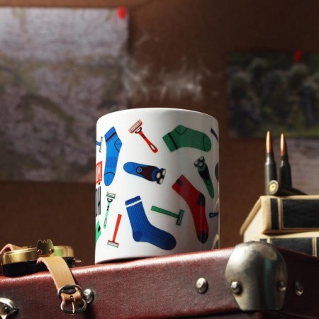 Mug "From February 23. Happy holiday, dear! ", With application-1