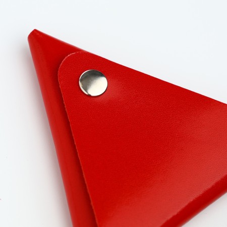Monetnik on the button, Textura, red color-4
