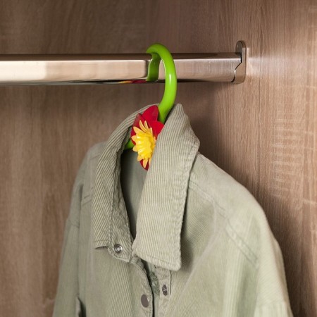 Plastic plastic clothing hanger with decoration "Flower", 41 cm-2