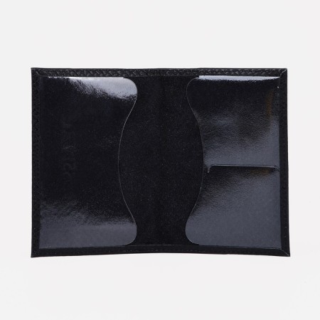Cover for passport, black color-2