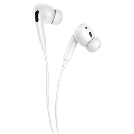 Hoco M1 Pro headphones, wired, vacuum, microphone, jack 3.5, 1.2 m, white-1