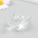 Decor for creativity plastic "Figure icicle, crystal" Transparent 4.1x4.1x8.4 cm