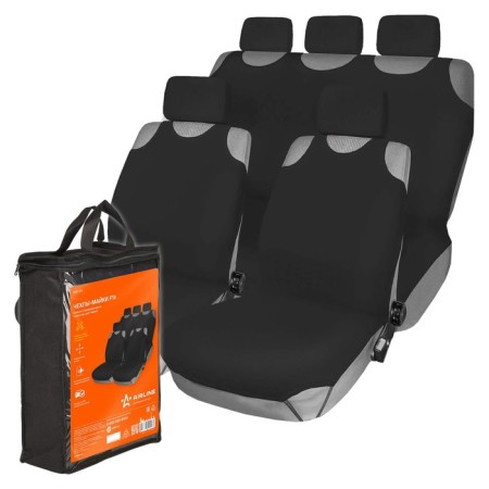 Airline AIRLINE ASC-F1K F1K, front/rear, black, polyester set-1