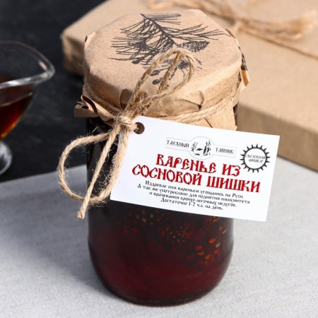 Jam "taiga cache" from a pine cone, 440 g