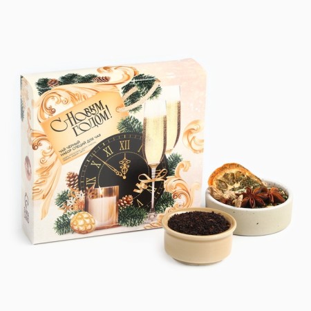 Gift set "Time of New Year's Magic" tea 50 g, spices-1